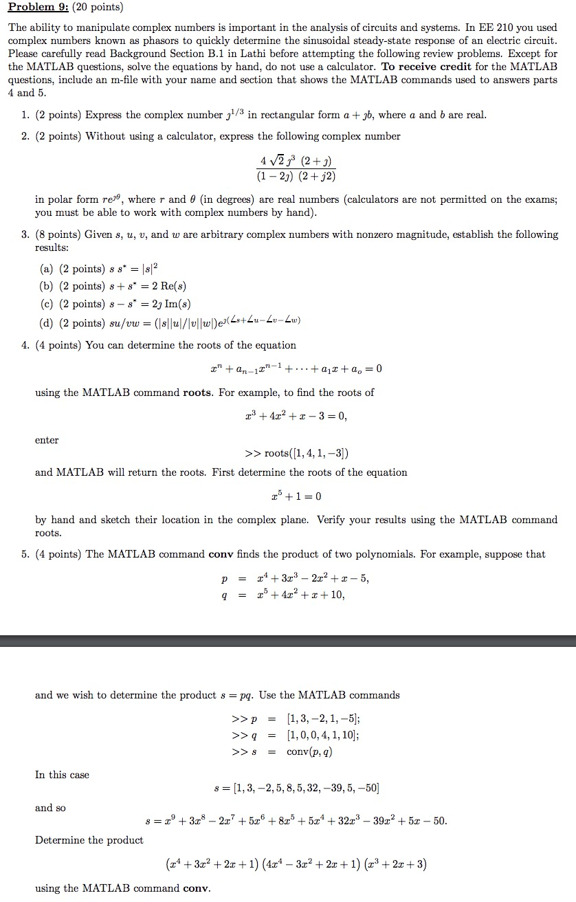 Solved Problem 9 Points The Ability To Manipulate C Chegg Com