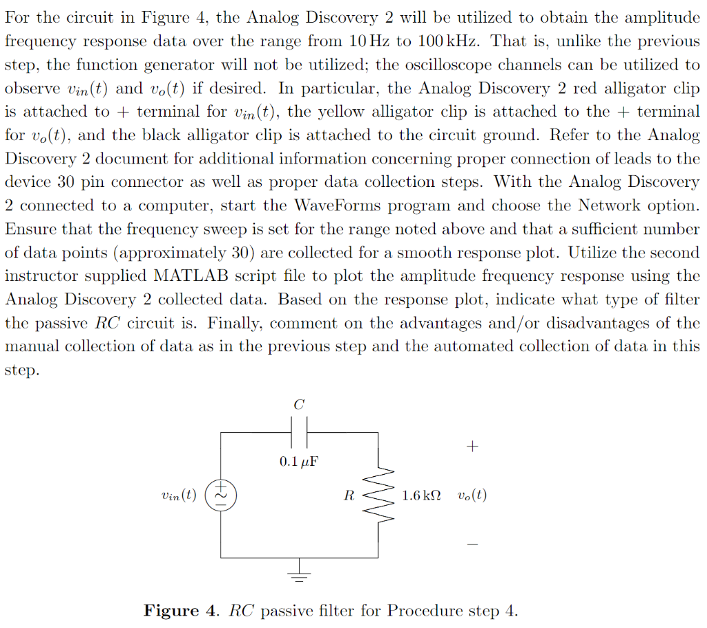 Solved 5. Use the Multisim AC Sweep analysis to simulate the | Chegg.com