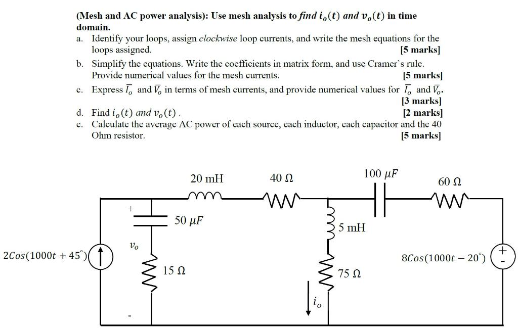 solved-mesh-and-ac-power-analysis-use-mesh-analysis-to-chegg