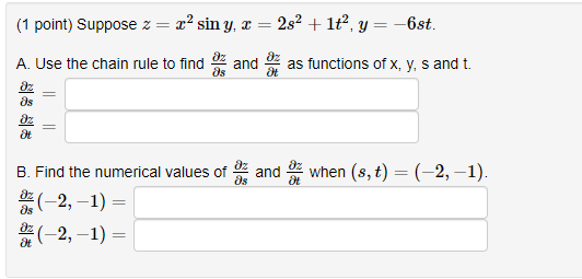 Solved 1 Point Suppose Z Cº Sin Y I 232 1t Y Chegg Com