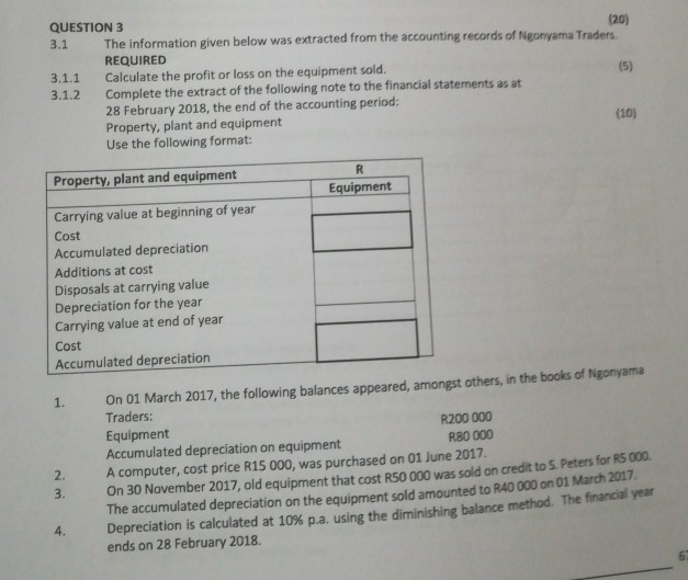 What Is The Correct Order Of The Information Given Below