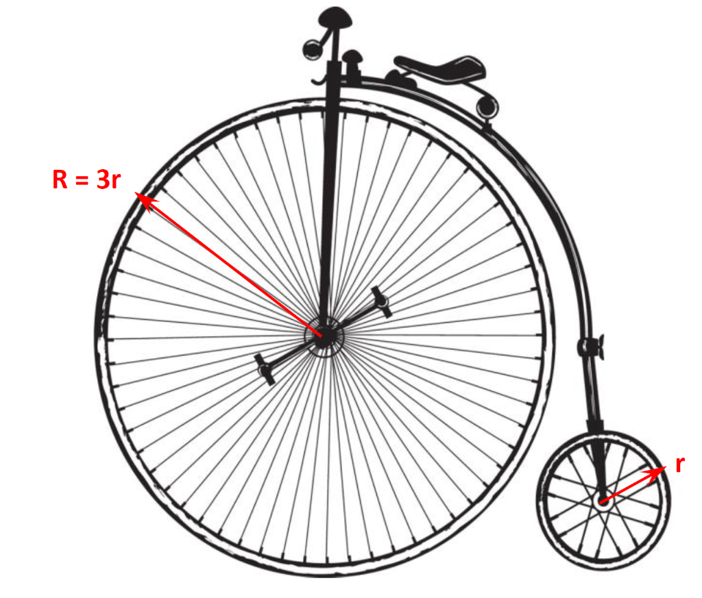 large wheel bicycle