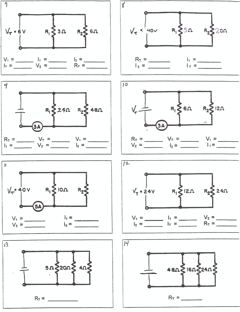 Series Circuits and the Application of Ohm's Law, Series And Parallel  Circuits