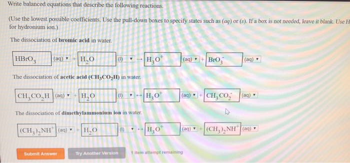 Solved Write Balanced Equations That Describe The Following | Chegg.com