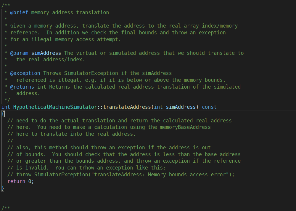 @brief memory address translation * Given a memory | Chegg.com