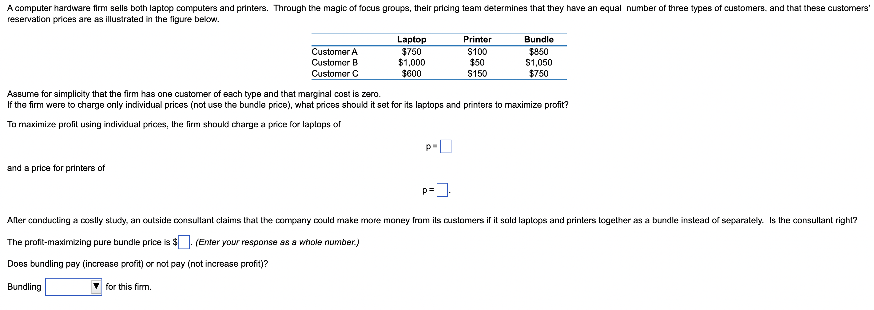Solved A computer hardware firm sells both laptop computers