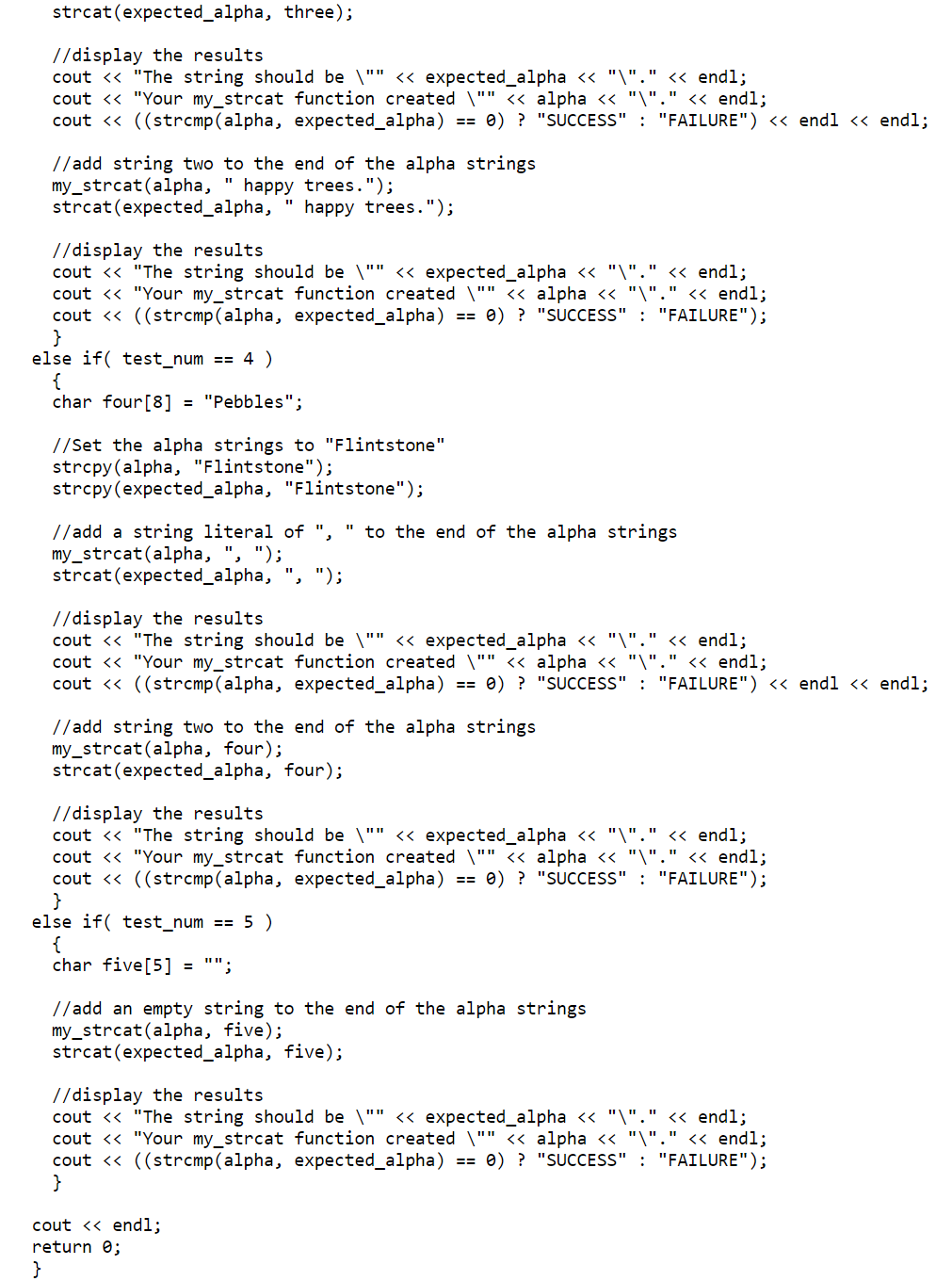 Solved This is a C++ program where we are told to find our | Chegg.com