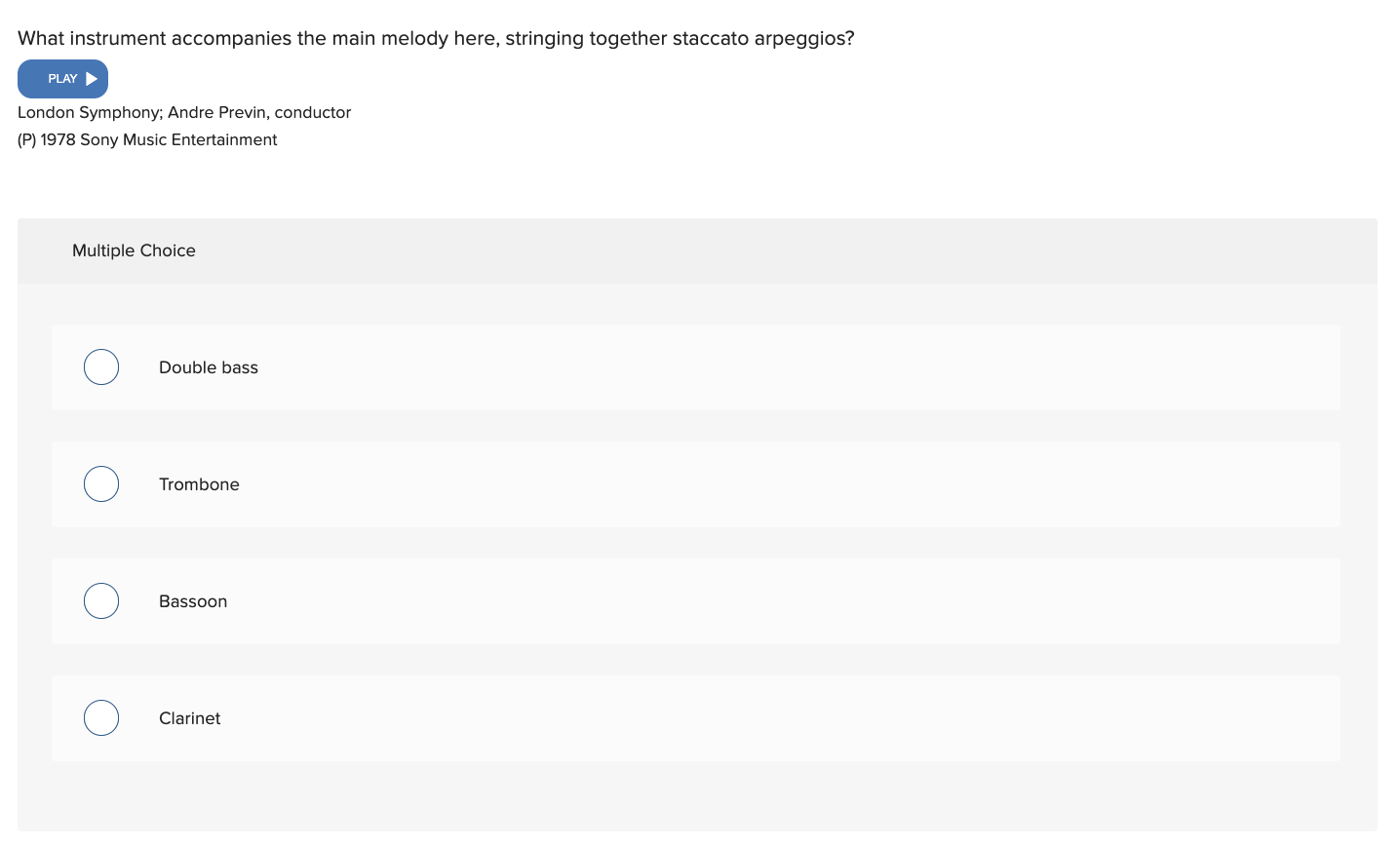 What instrument the main melody here,