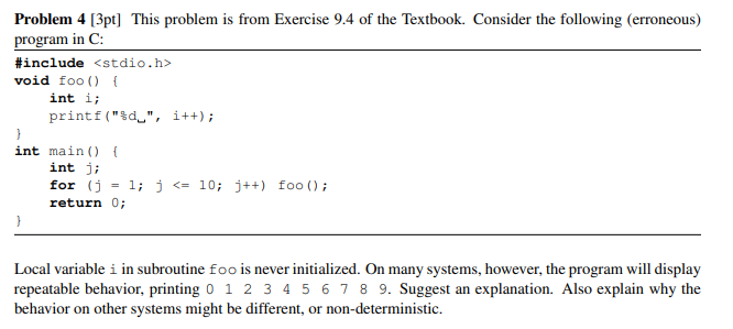 Solved Problem 4 [3pt] This problem is from Exercise 9.4 of | Chegg.com