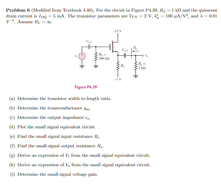 Solved Problem 6 (Modified from Textbook 4.40). For the | Chegg.com