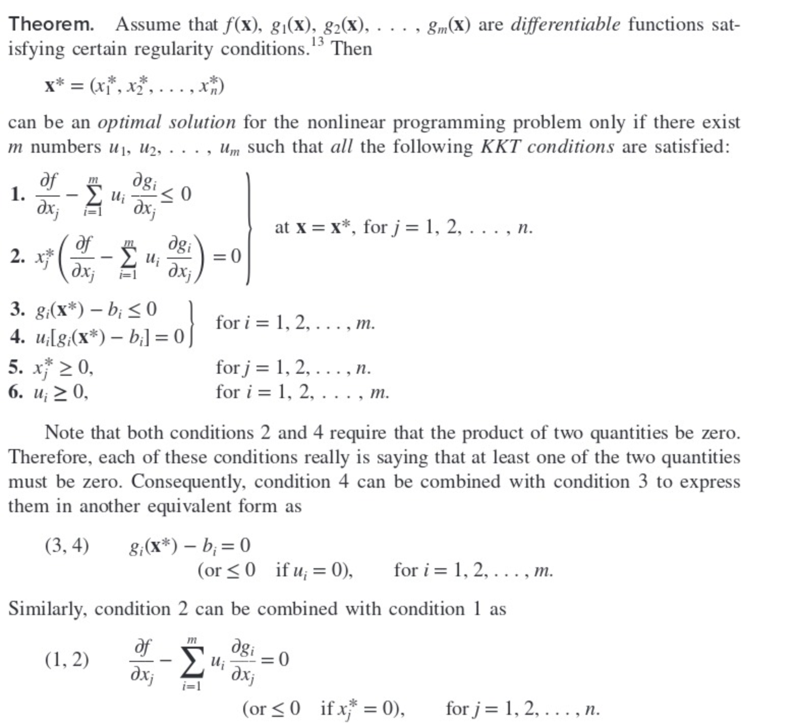 Solved Using the provided theorem for KKT conditions : | Chegg.com