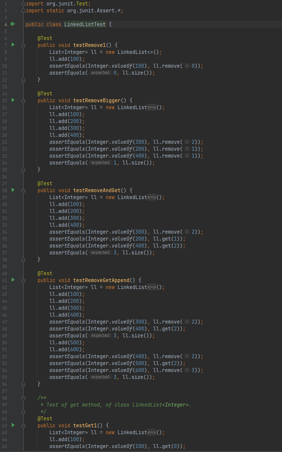 Solved public class LinkedList implements List { D * | Chegg.com