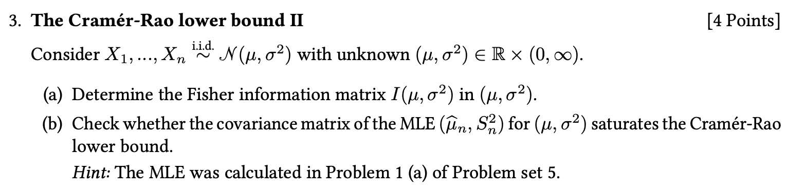 Solved i.i.d. 