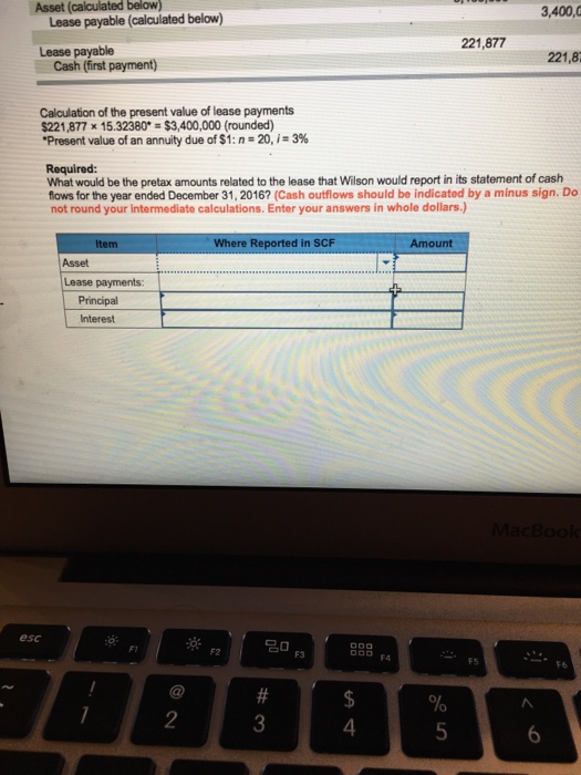 Solved 20. Wilson Foods Corporation leased a commercial food