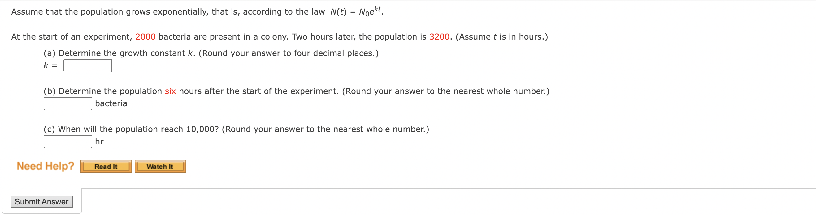 Solved Assume that the population grows exponentially, that | Chegg.com
