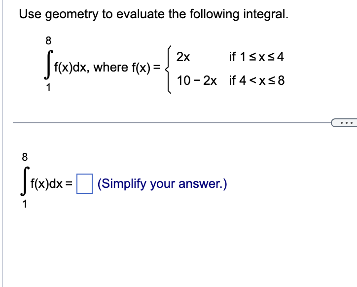 Solved Use Geometry To Evaluate The Following Integral Use Chegg Com   Screenshot2024 01 25at10.52.20PM 