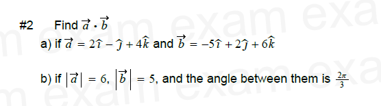 Solved 2 Findă 7 A If A 2i I 4k And 6 5i 2 Chegg Com