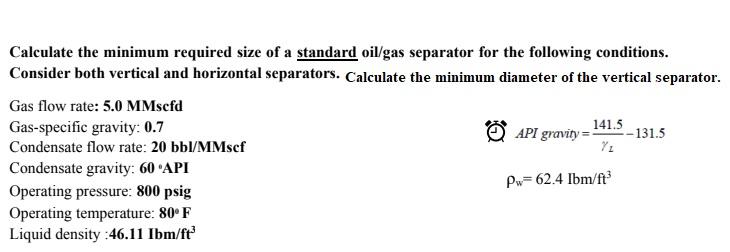 Calculate the minimum required size of a standard | Chegg.com