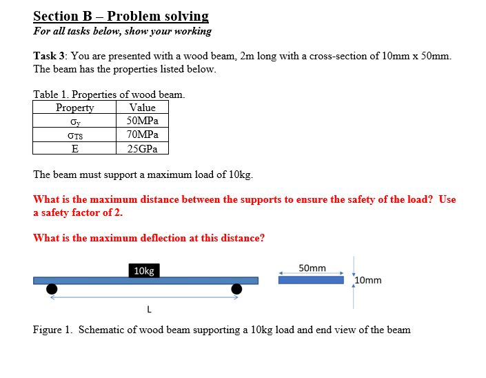 Solved Section B-Problem Solving For All Tasks Below, Show | Chegg.com