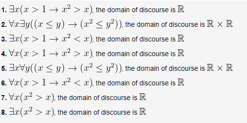 Solved Determine the truth value of the following statements | Chegg.com
