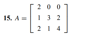 In Exercises 8-19, calculate the determinant of the | Chegg.com