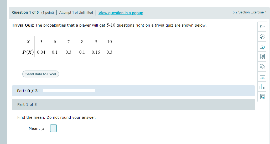 Question 1 Of 5 1 Point Attempt 1 Of Unlimited Chegg Com