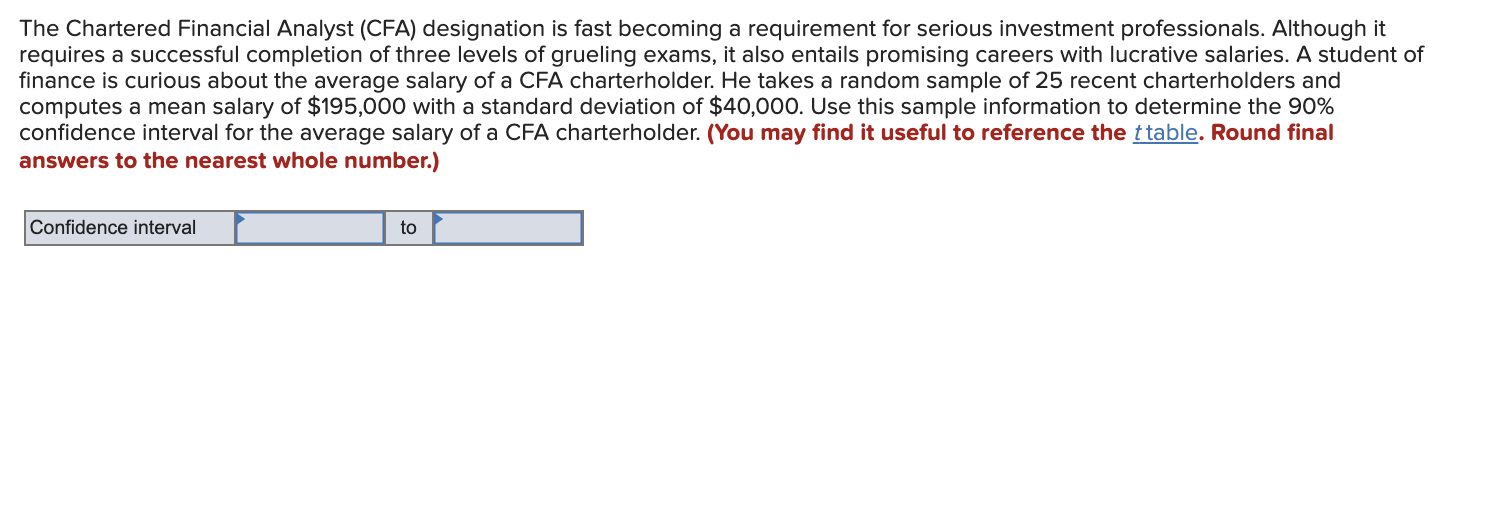Solved The Chartered Financial Analyst (CFA) designation is | Chegg.com