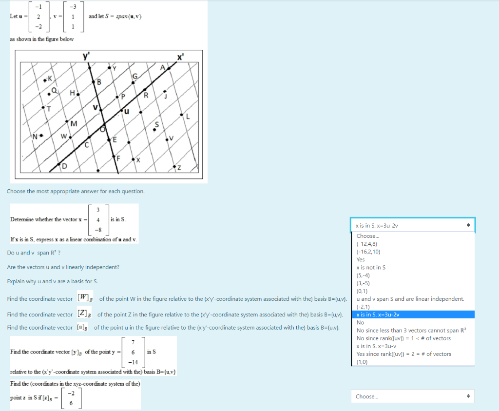 Solved Coordinates Relative To A Basis If B = (V1, V2,..., | Chegg.com