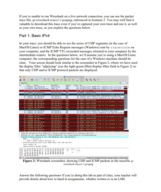 [Solved]: If You're Unable To Run Wireshark On A Live Netwo