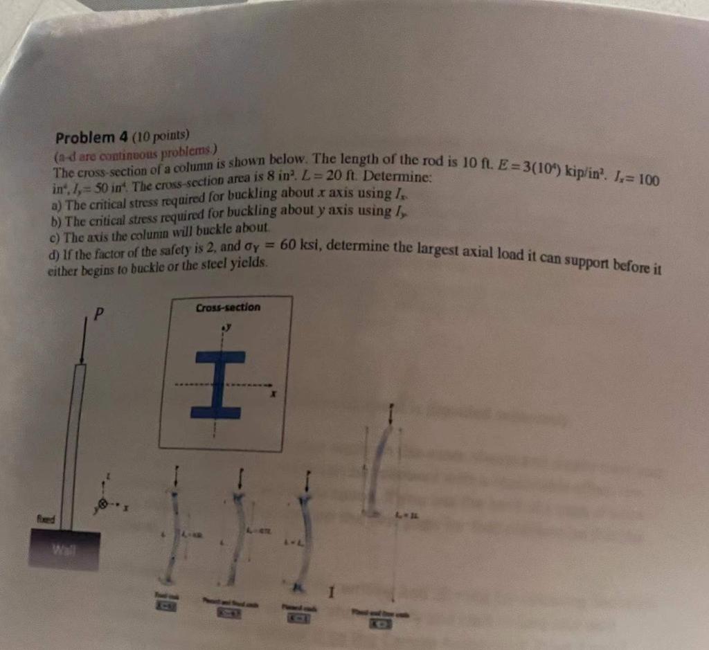 Solved Problem 4 (10 points) (a-d are continuous problems) | Chegg.com