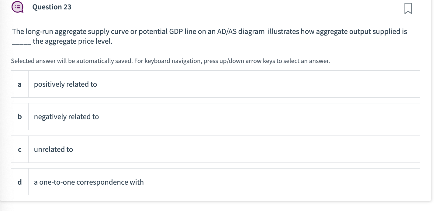 Solved The Long-run Aggregate Supply Curve Or Potential GDP | Chegg.com