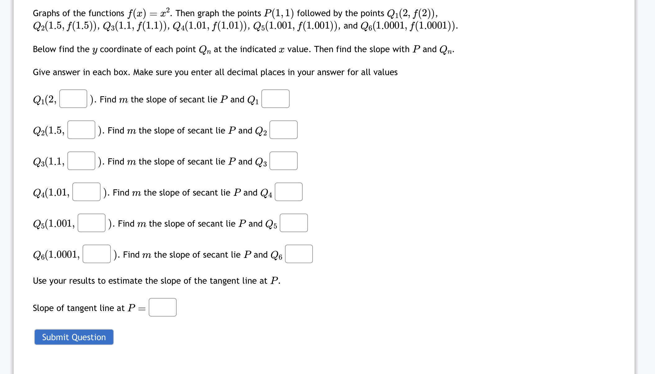 Solved Graphs of the functions f(x)=x2. Then graph the | Chegg.com