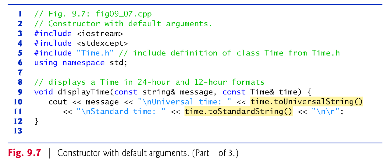 9.9 (Combining Class Time and Class Date) Combine the | Chegg.com