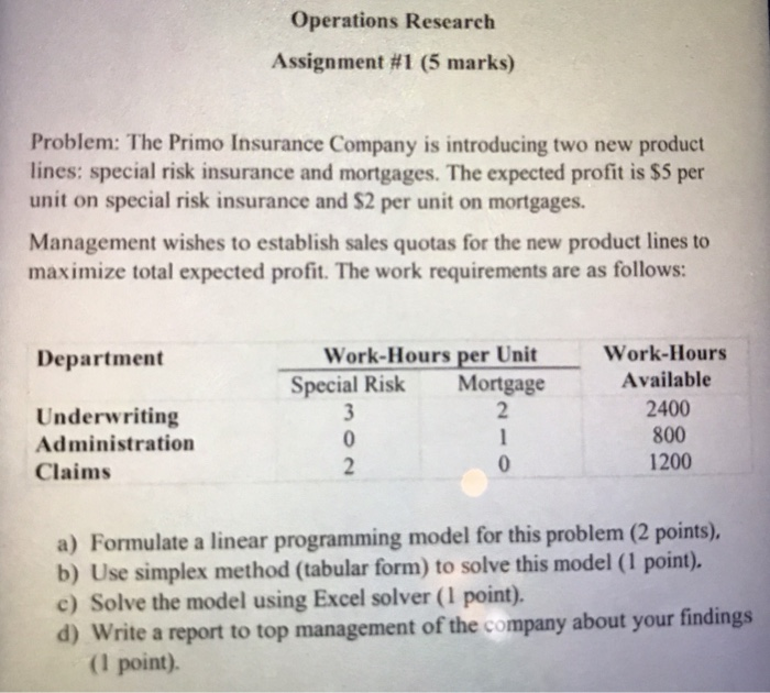 solved example of assignment problem in operations research