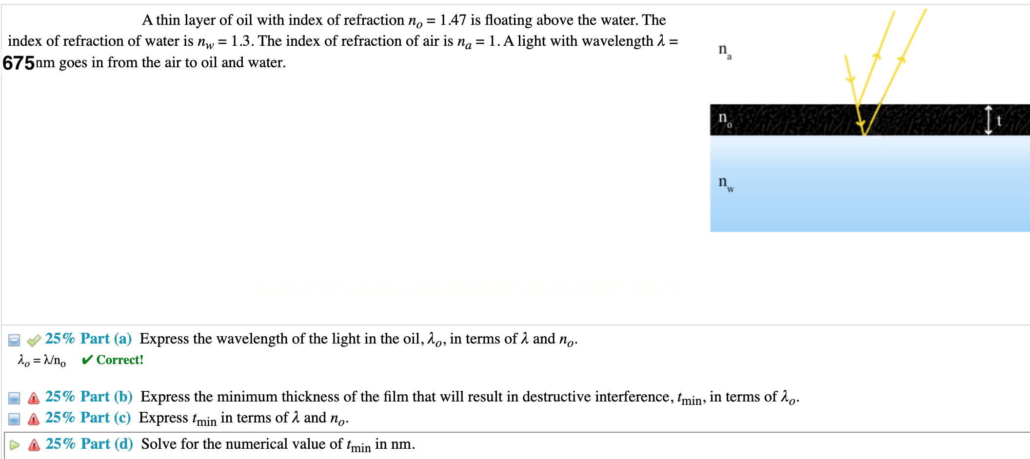 solved-a-thin-layer-of-oil-with-index-of-refraction-no-1-47-chegg