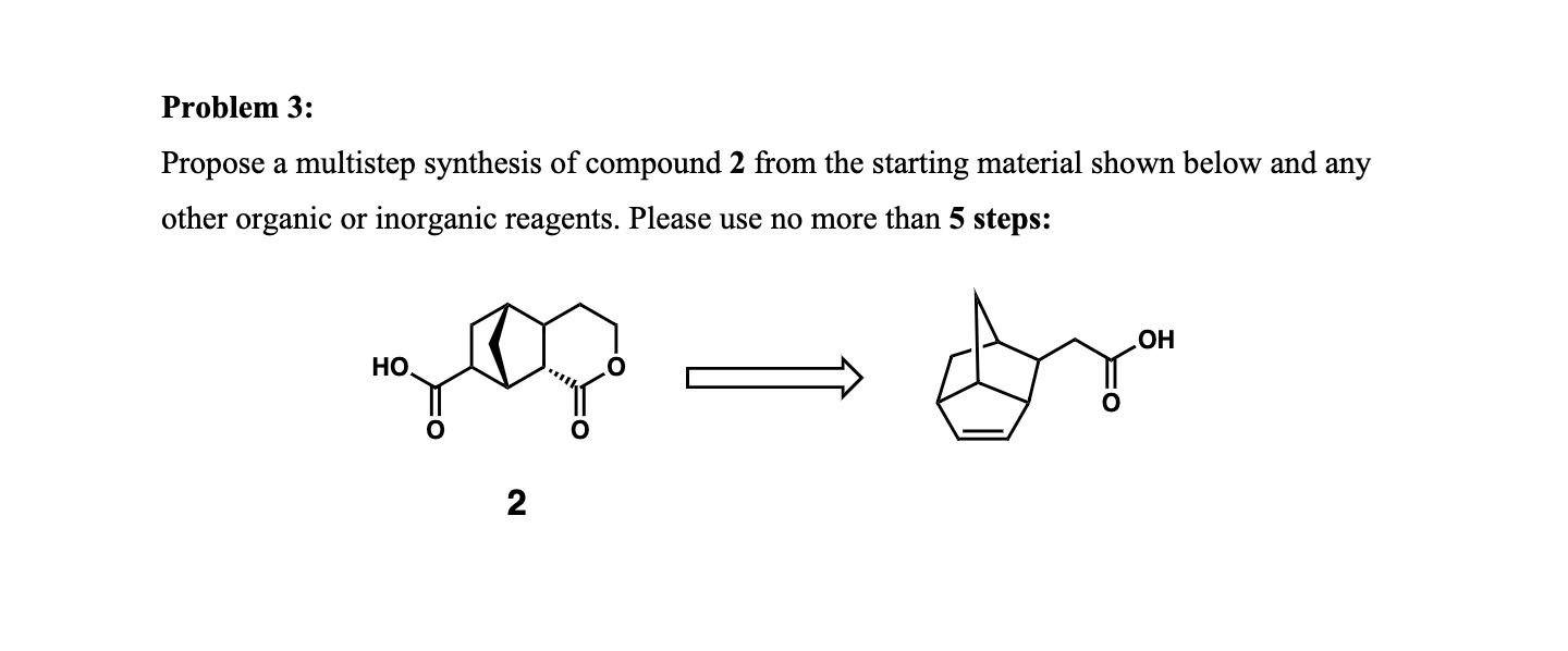 Multi Step Synthesis Problem Solved Problem 3: Propose a multistep synthesis of compound | Chegg.com