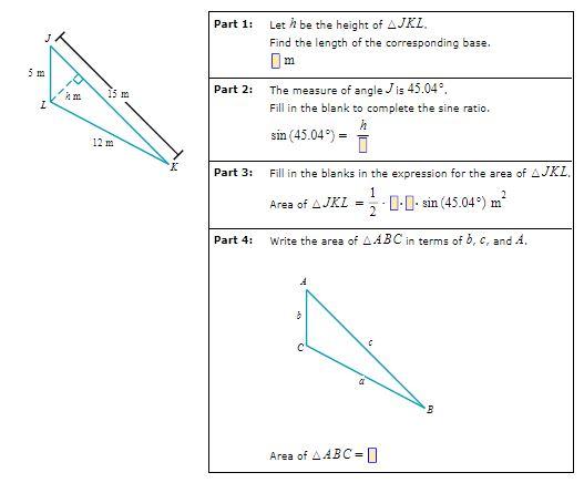 Solved Part 1: J Let H Be The Height Of AJKZ Find The Length | Chegg.com