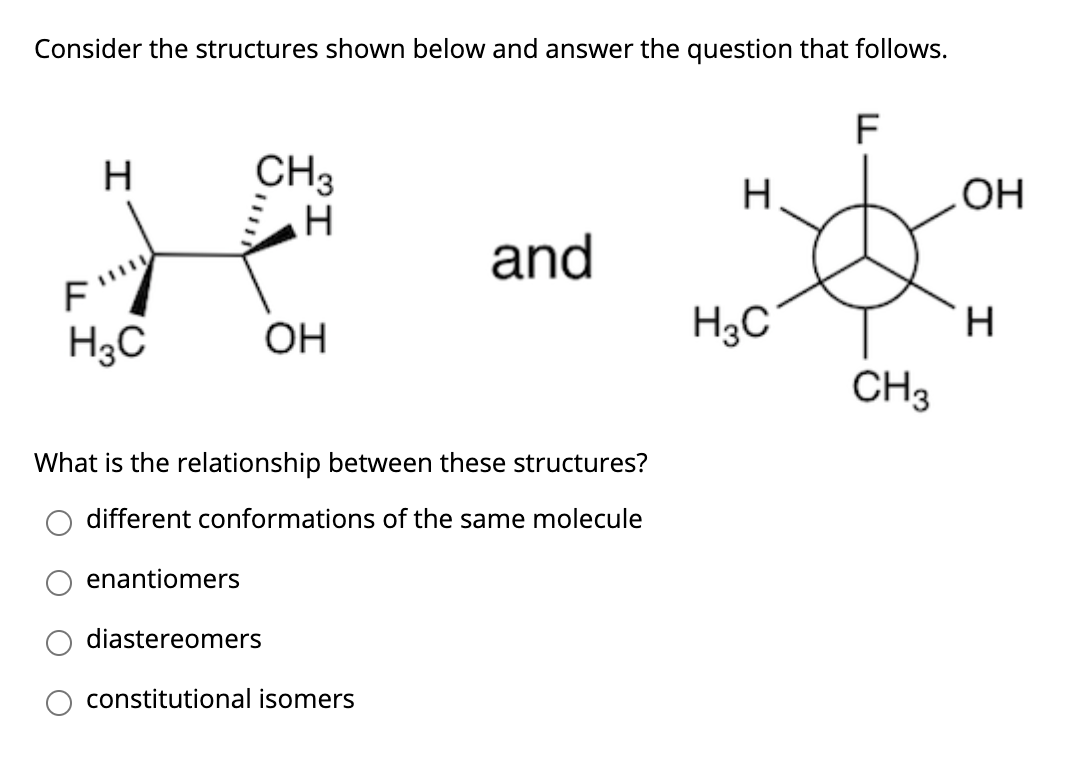 Solved Consider the structures shown below and answer the | Chegg.com