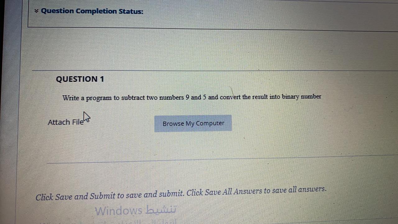 Solved Question Completion Status: QUESTION 1 Write a | Chegg.com