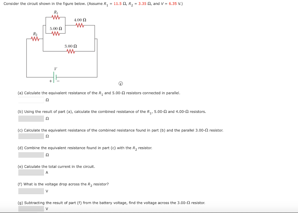 Solved Consider the circuit shown in the figure below. | Chegg.com