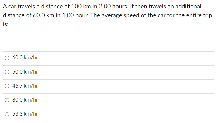 car travels rate per km
