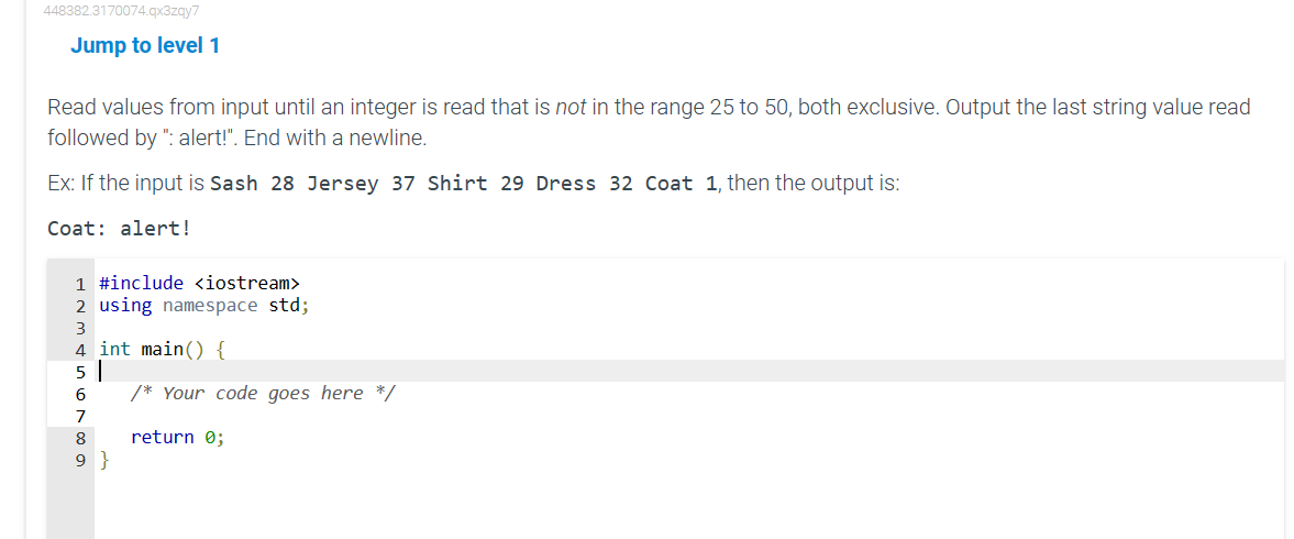 Solved Read values from input until an integer is read that | Chegg.com