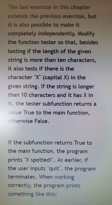 Solved The last exercise in this chapter extends the | Chegg.com