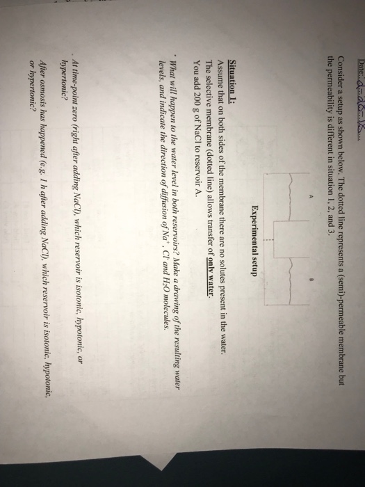 Solved You use the experimental set up & I need help with | Chegg.com