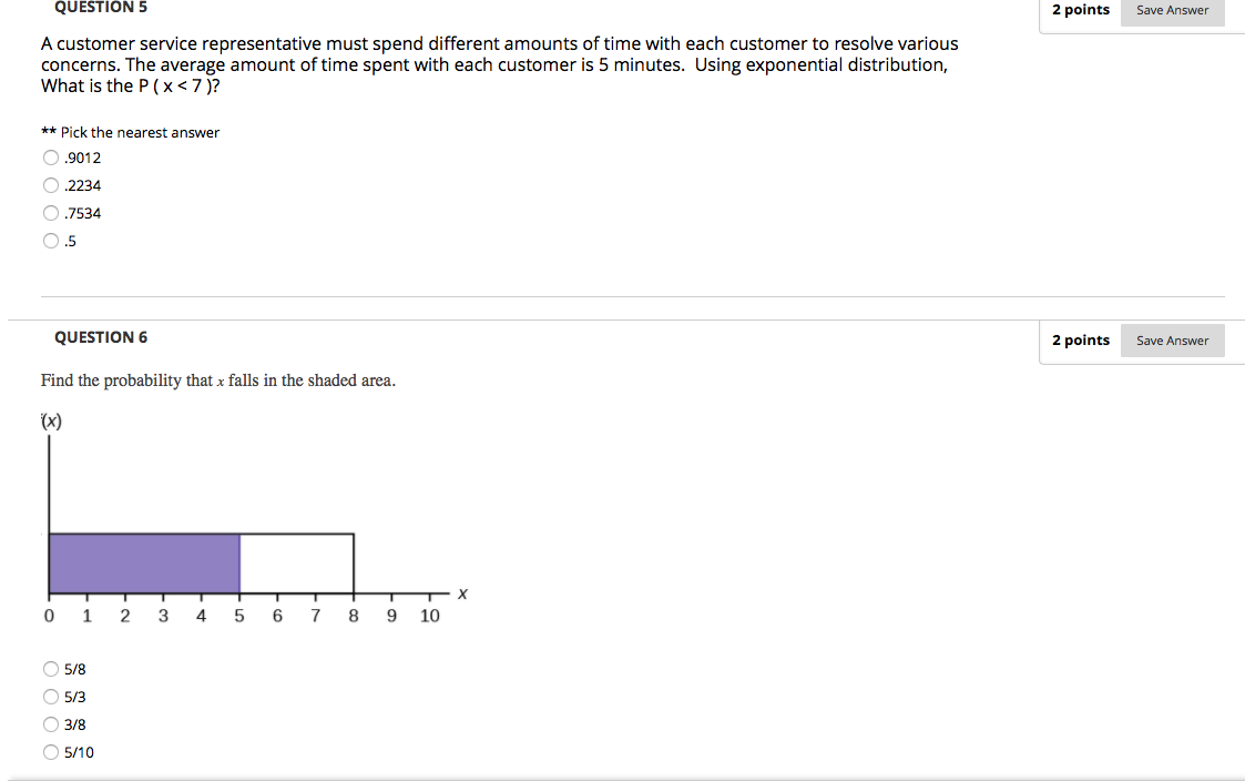 Solved QUESTION 3 2 points Save Answer QUESTION 4 2 points | Chegg.com