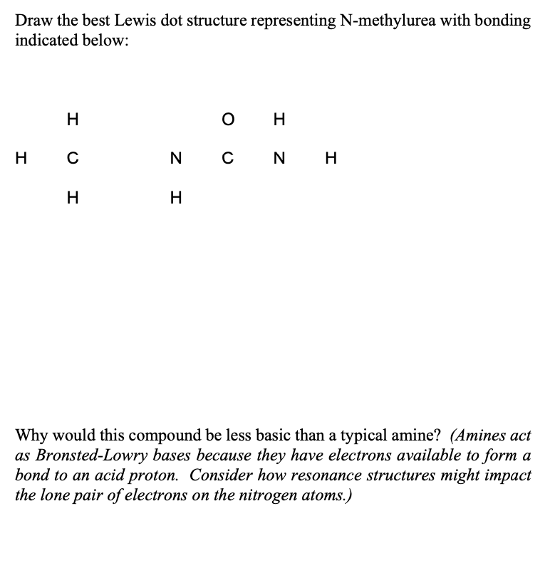 Solved Draw The Best Lewis Dot Structure Representing 7349