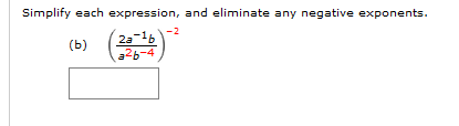 Solved Simplify each expression, and eliminate any negative | Chegg.com