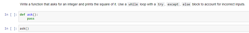 Solved Handle the exception thrown by the code below by | Chegg.com