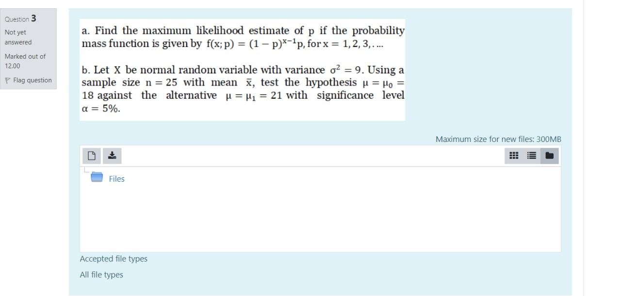 Solved Question 3 Not yet answered a. Find the maximum | Chegg.com