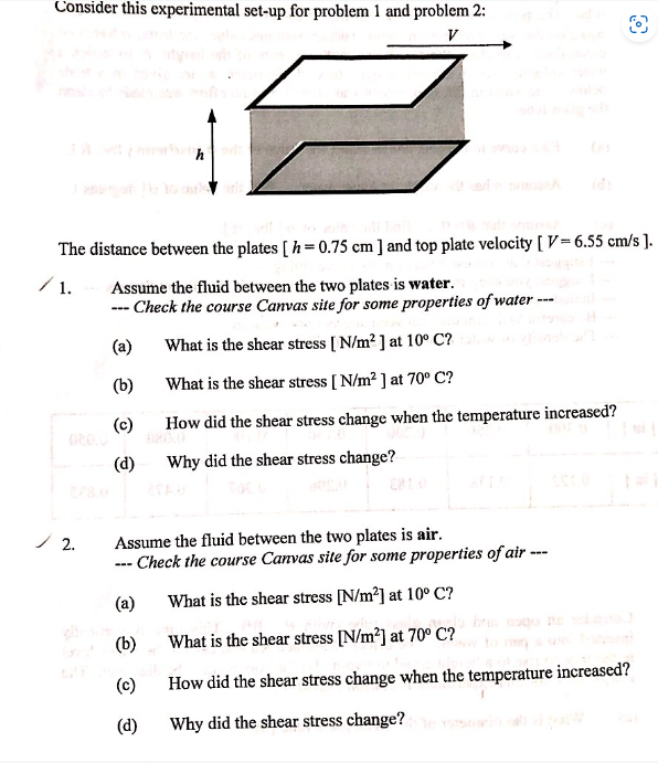 Solved Consider this experimental set-up for problem 1 and | Chegg.com